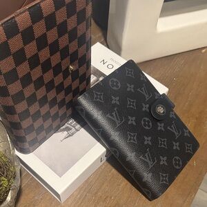 Checkered Brown Agenda Free PM Médium Agenda